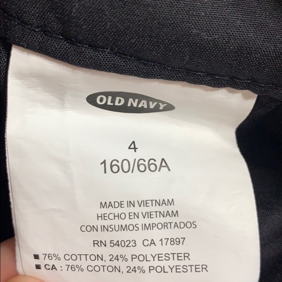 Old Navy Black & White casual short Polka dot shorts 4 black white - Picture 6 of 6